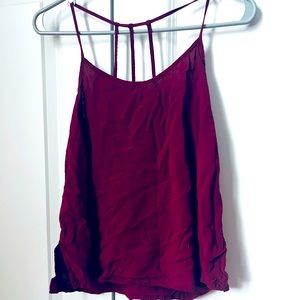 No Boundaries. XS. Wine red